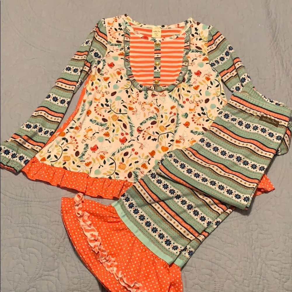 Matilda Jane Christmas pajamas size 6 ❤️🎄💚